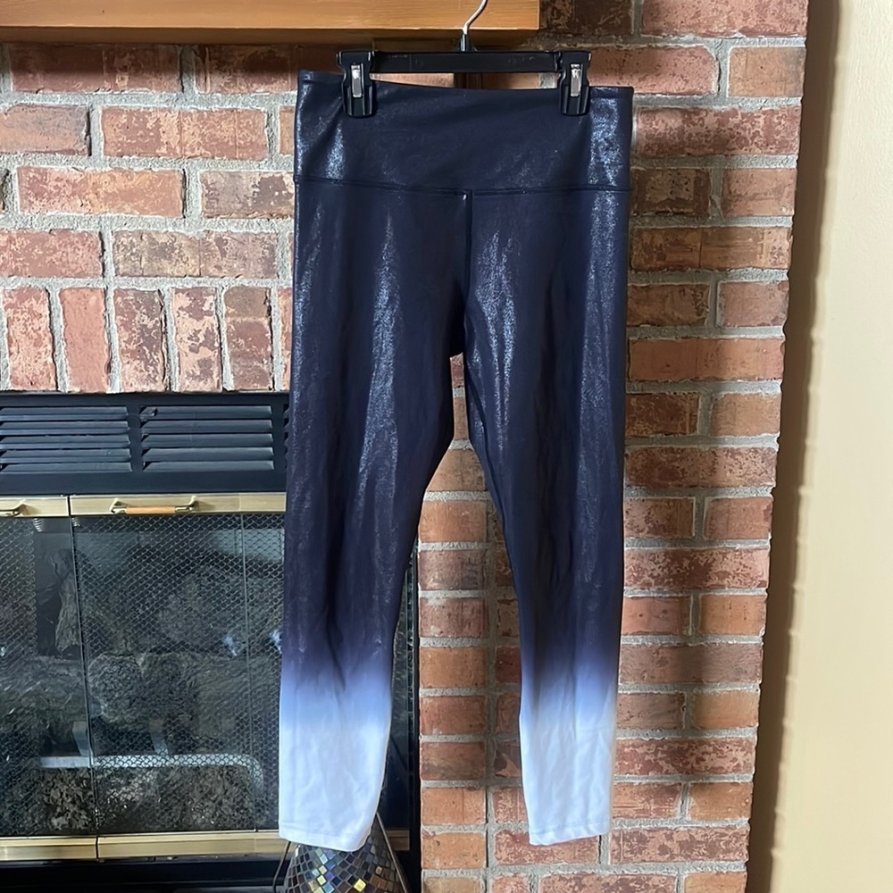 ZYIA Active Ombre Metallic Leggings 6/8